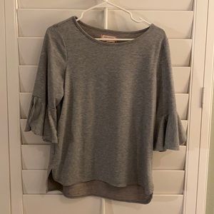 Max Studio Grey 3/4 sleeve Sweater size S